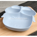 4-Pieces Piggy Shape Bamboo Fiber Childware Tableware